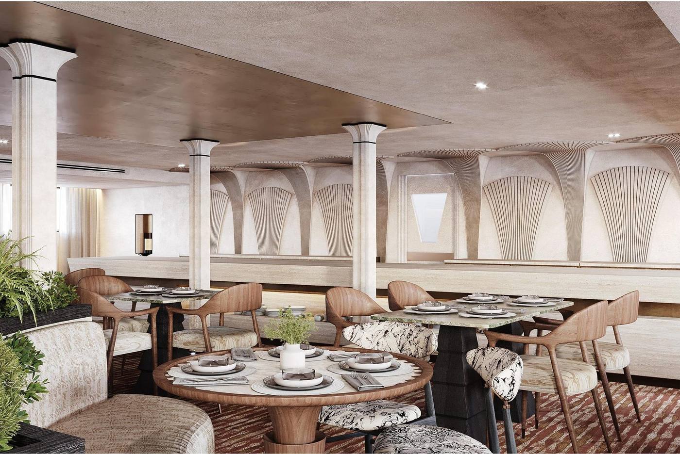 The interiors of Lumina